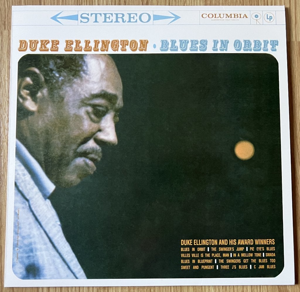 LP Duke Ellington - Blues In Orbit, Cd's en Dvd's, Vinyl | Jazz en Blues, LP, Reissue, Ophalen of Verzenden, Zo goed als nieuw