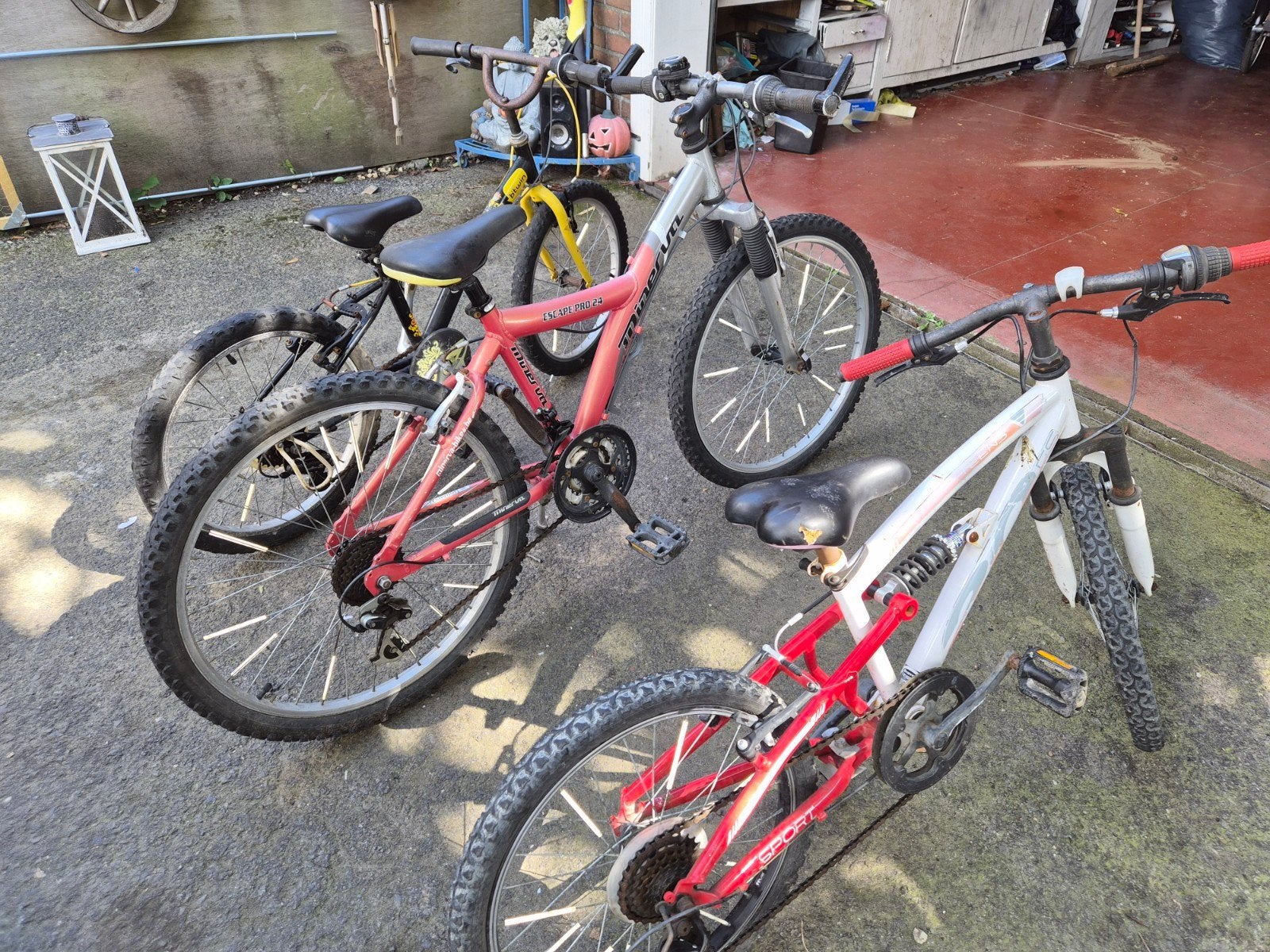 3x kinderfiets, Ophalen
