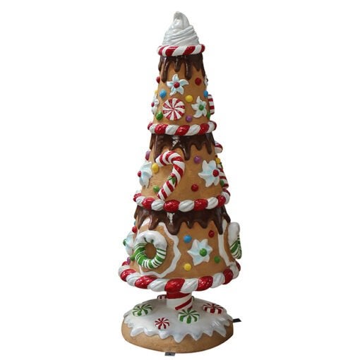 Sapin en pain d'épice 245 cm - Sapin de Noël