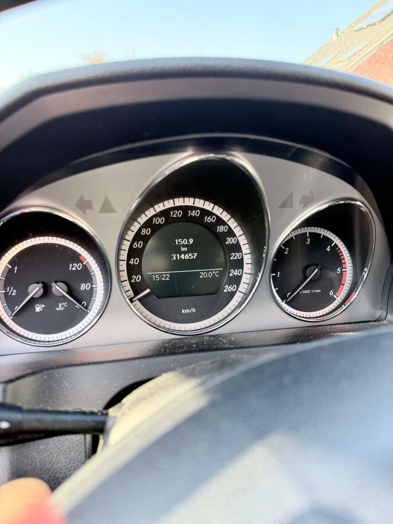 Mercedes C220, Auto's, Euro 5, Zwart, 5 deurs, Particulier