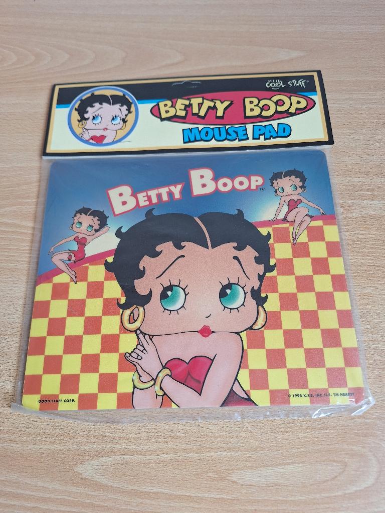 Betty boop Mousse pad "Tapis de sourit" 1995, Enlèvement ou Envoi, Neuf, Humain
