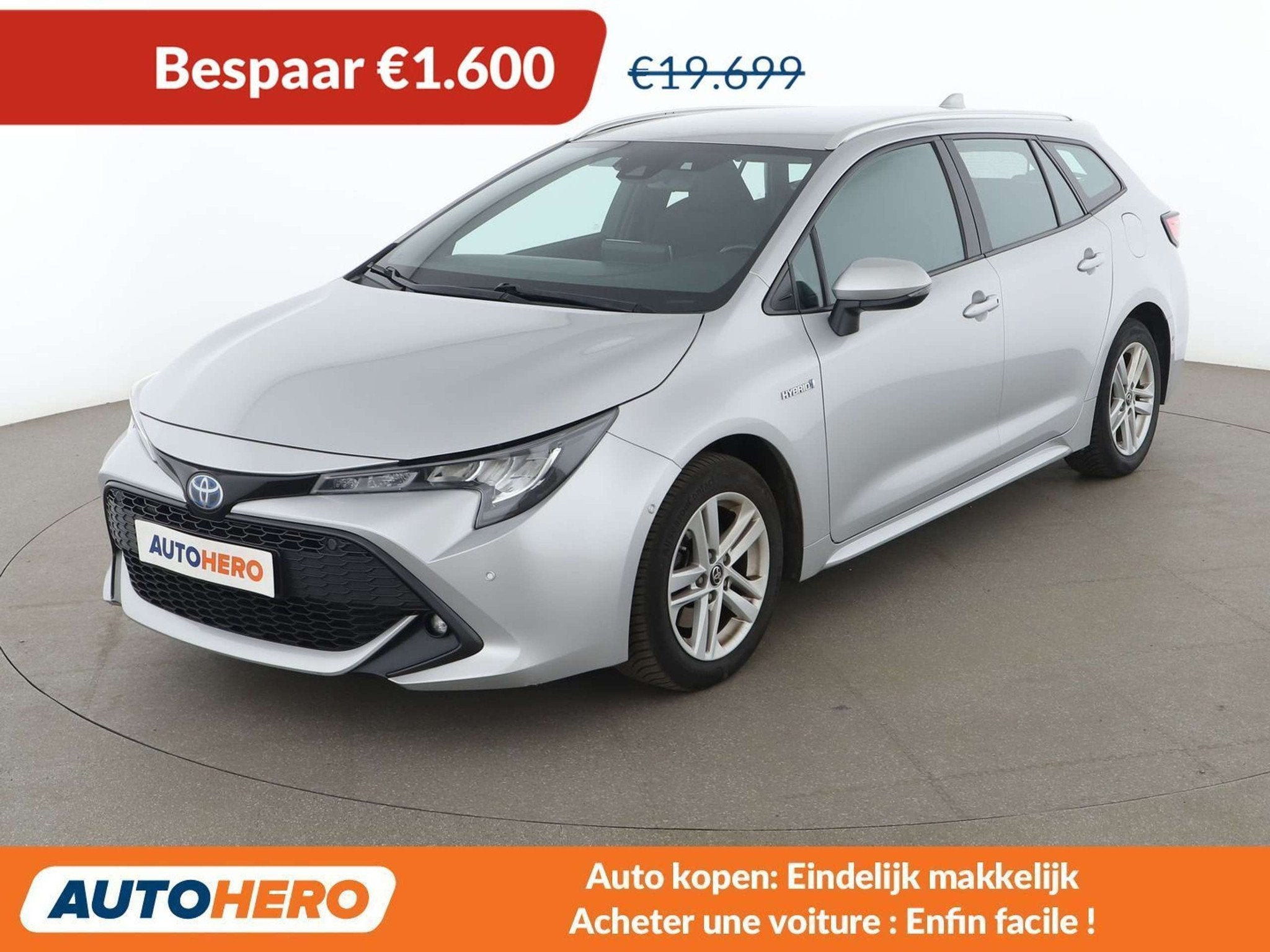 Toyota Corolla 2.0 Hybrid Lounge (bj 2019, automaat), Auto's, Stof, Gebruikt, Corolla, 184 pk
