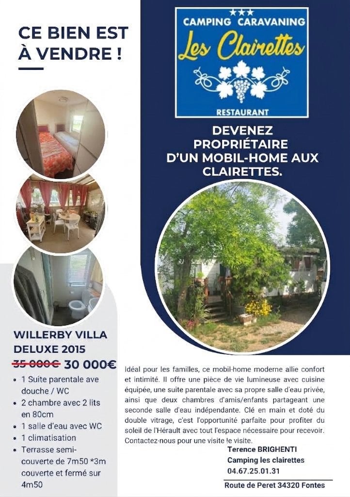Willerby Villa Deluxe 2015 30000 Stacaravan, Caravans en Kamperen