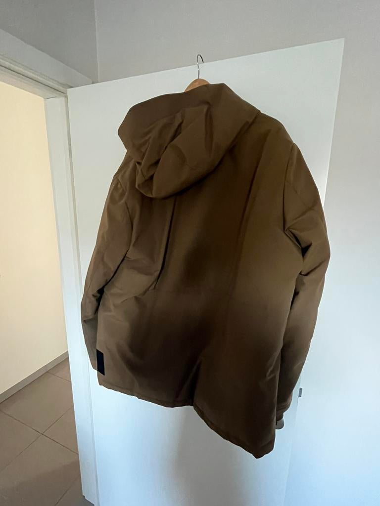 Jas Esprit met kap, Ophalen, Zo goed als nieuw, Overige maten, Bruin
