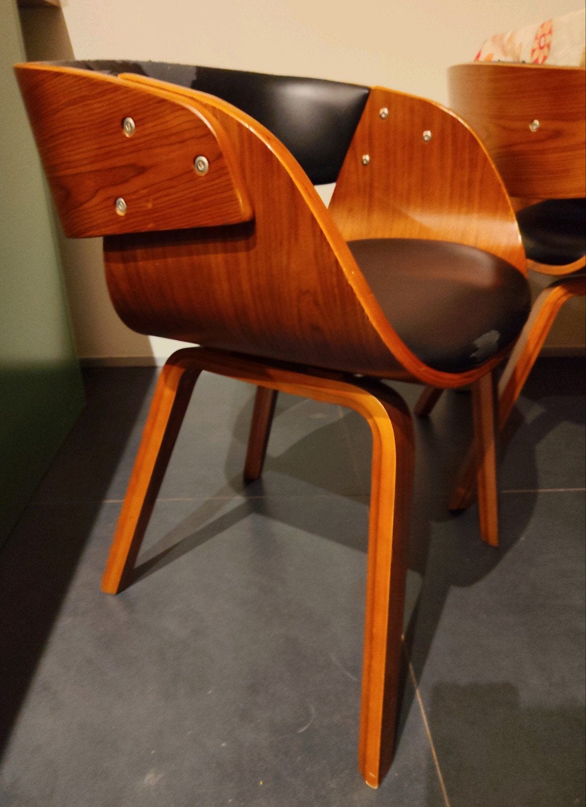 6 chaises bois courbé couleur naturel., Enlèvement, Utilisé, Bois, Cinq, Six Chaises ou plus