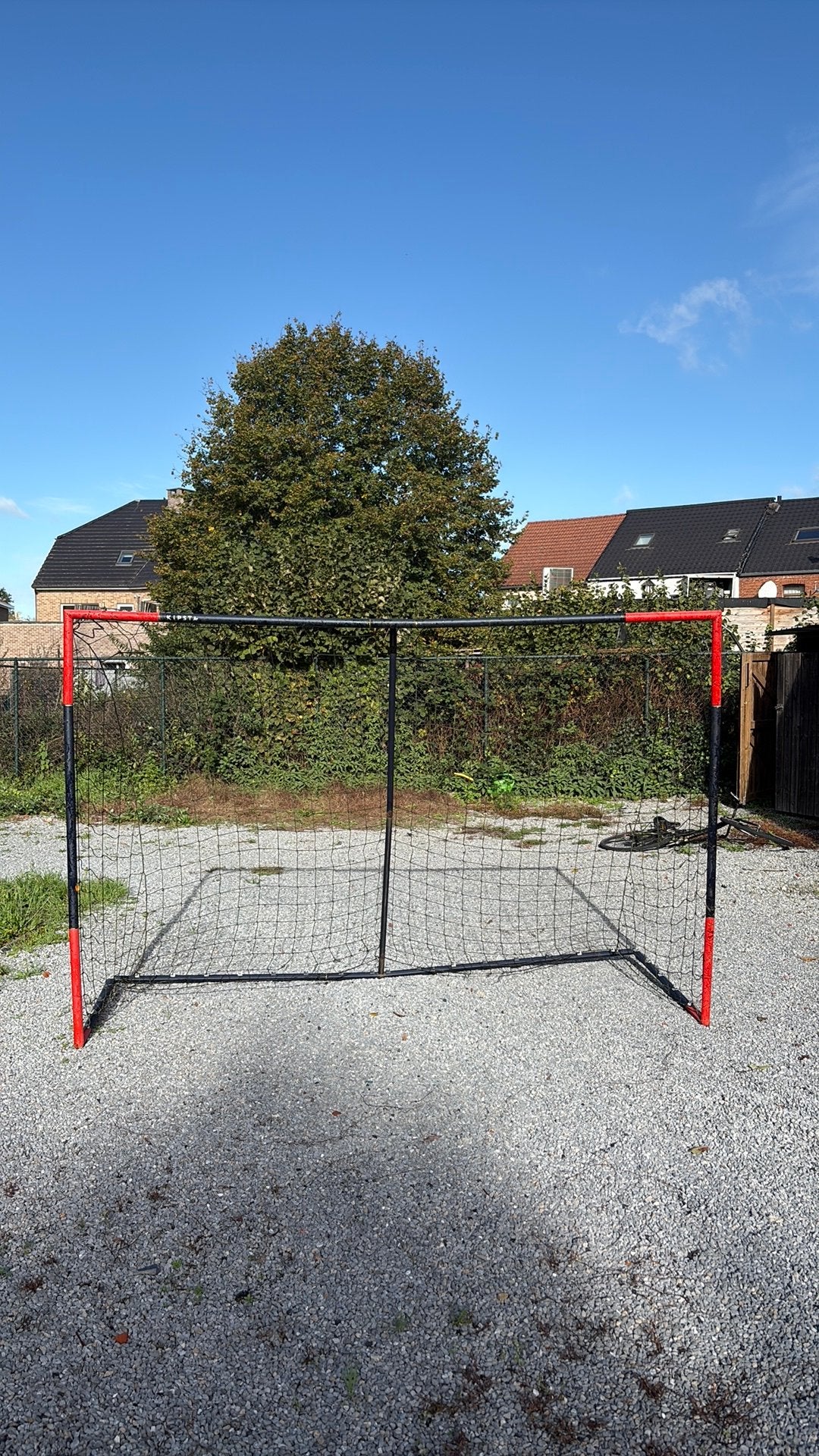 Groot Voetbaldoel met Net – Voor Tuin of Training, Ophalen of Verzenden, Zo goed als nieuw