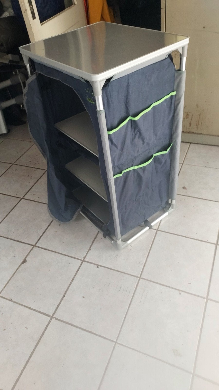 Bo camp Camping kast aluminium blad, Ophalen