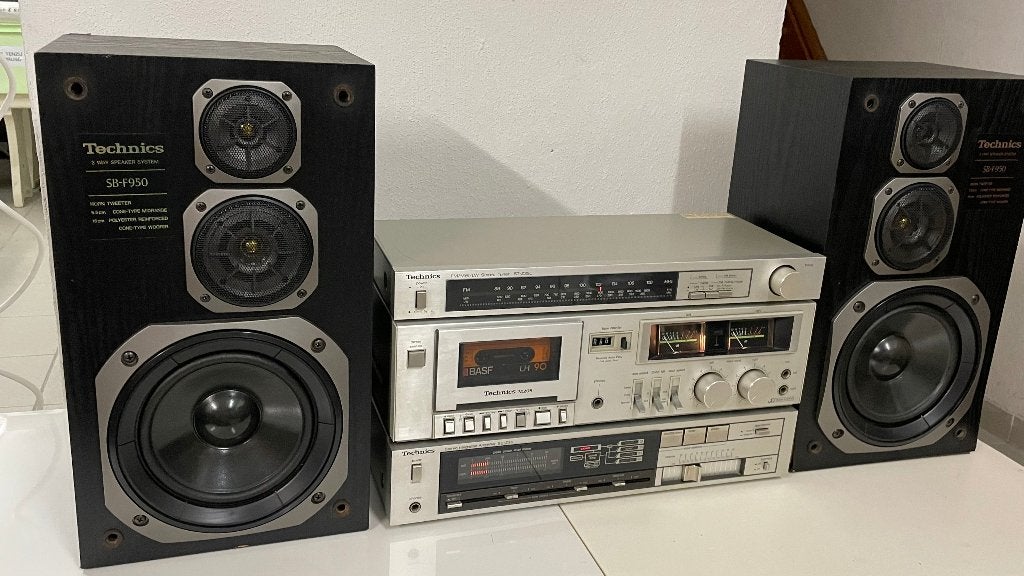 Chaîne Hifi Technics avec haut-parleurs, Enlèvement, Utilisé, Deck cassettes ou Lecteur-enregistreur de cassettes, Composants en vrac