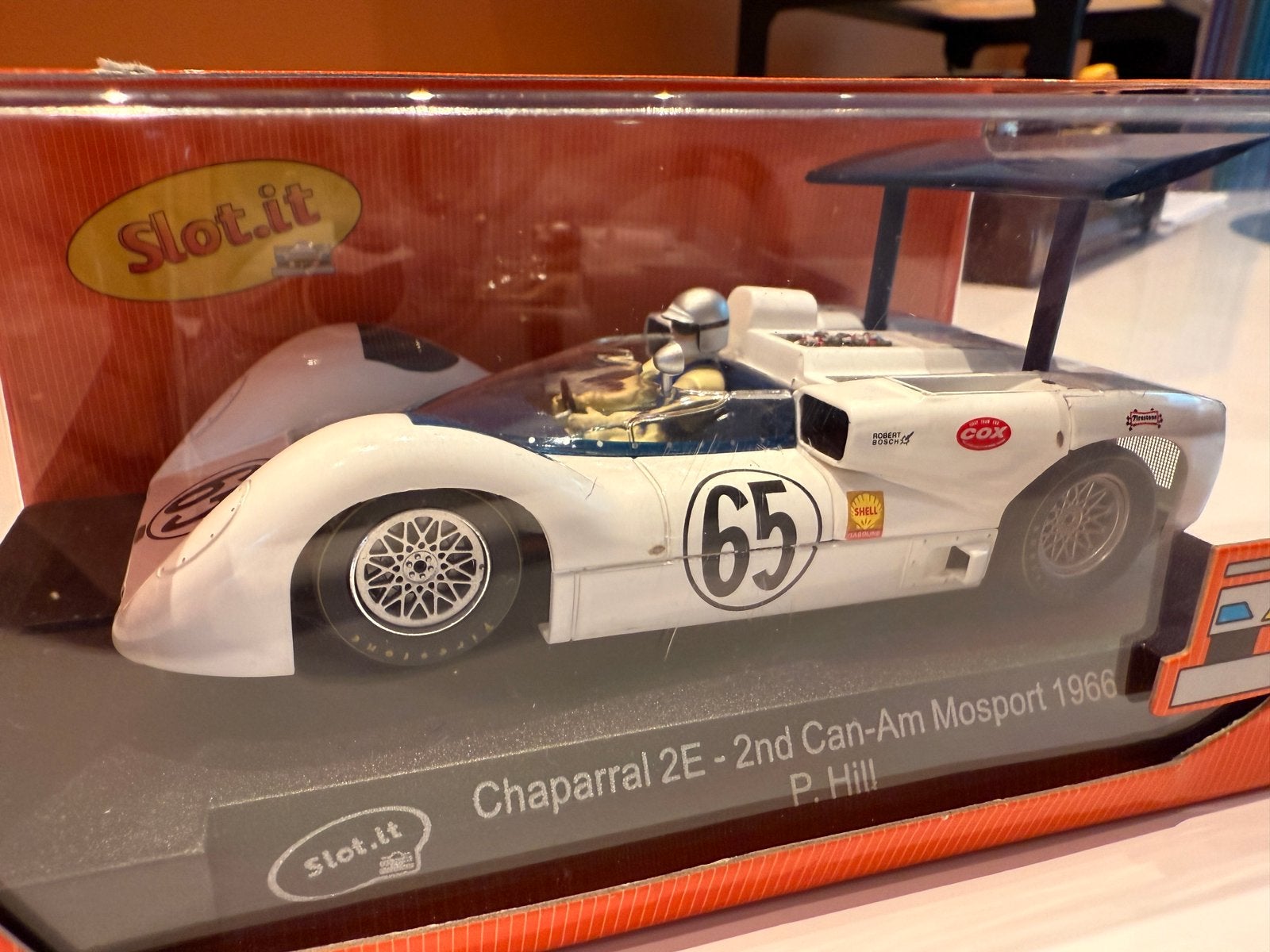 Slot Car 1/32 Chaparral 2E - 2nd Can-Am Mosport 1966 P. Hill, Enlèvement ou Envoi, Neuf, Voiture