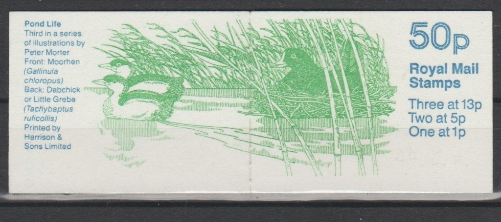 GB 1986 Booklet SG FB35 Pond Life Watervogels **, Verzenden, Postfris