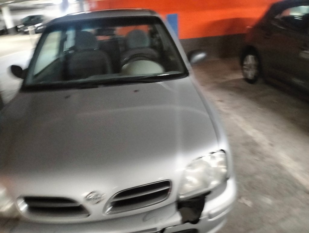 Nissan micra af te halen, Auto's, Stof, Handgeschakeld, Particulier, Zilver of Grijs
