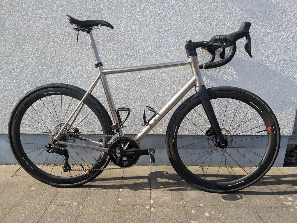 Pilot Celes Titanium, Fietsen en Brommers, Fietsen | Racefietsen, Gebruikt, Titanium, Ophalen
