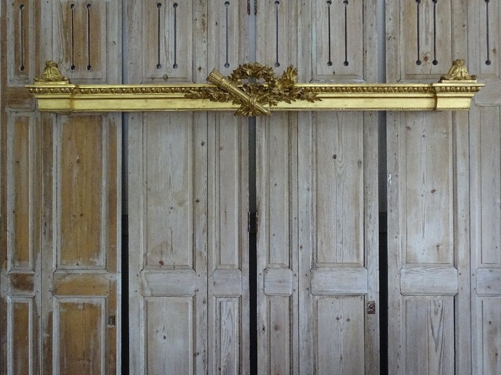 Oude vergulde gordijnkoof, Antiek en Kunst, Ophalen
