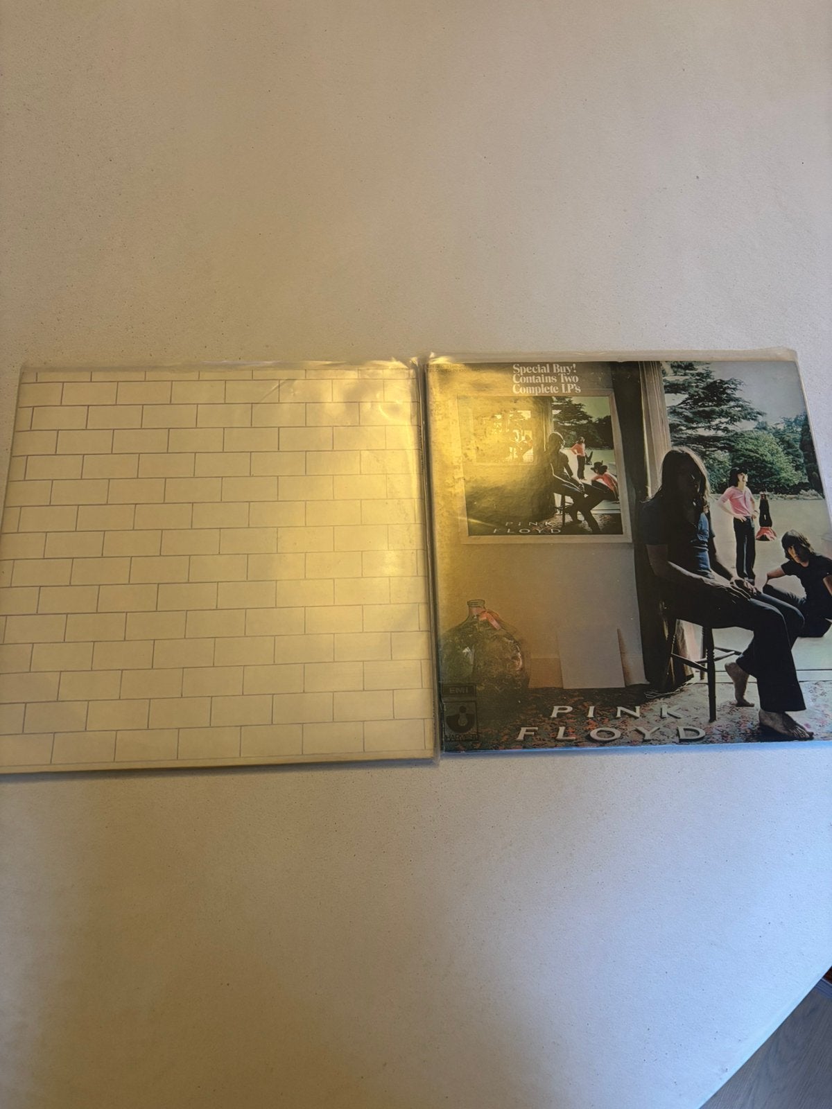 Lp’s pink floyd - the wall en ummagumma vinyl near mint, Enlèvement ou Envoi, Comme neuf, LP
