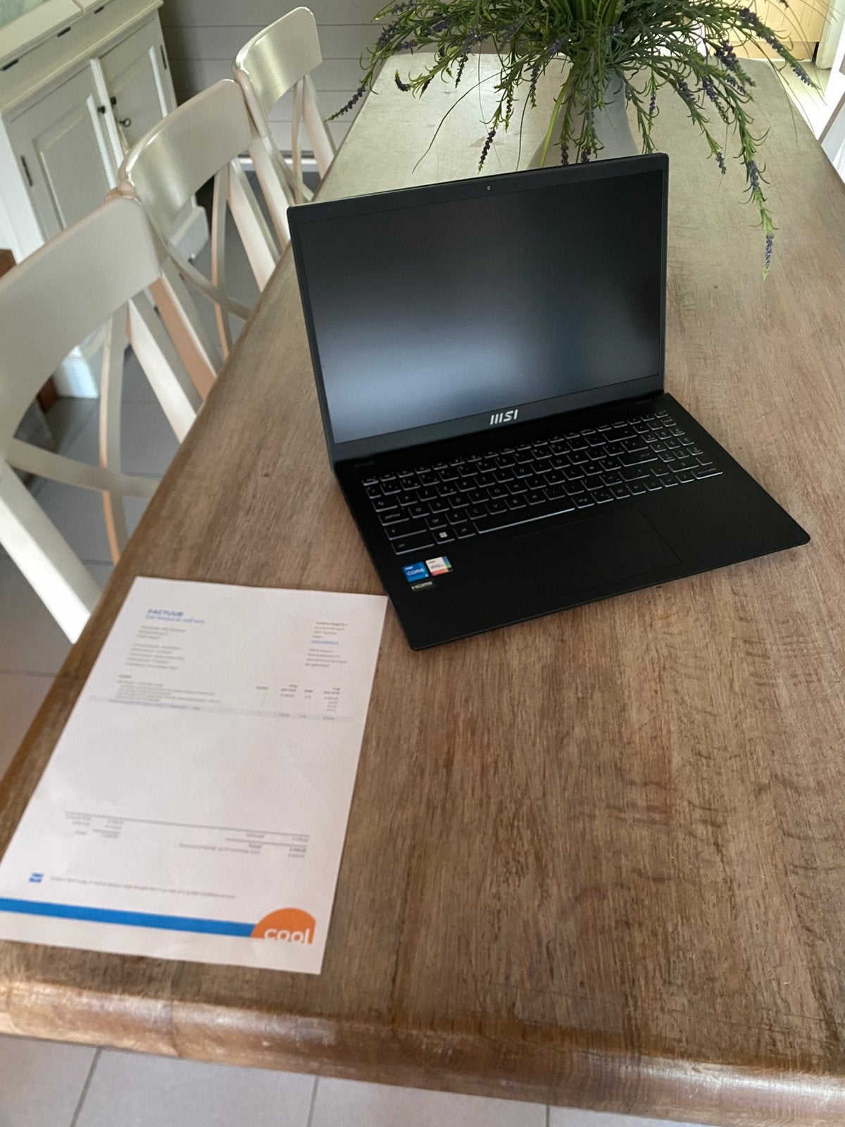 MSI Laptop 15 inch, Informatique & Logiciels, Enlèvement, Comme neuf, 15 pouces