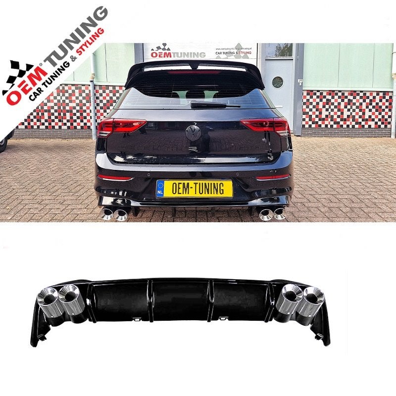 Diffuser geschikt voor GOLF 8 | 8R-Look | 2020-2024 |, Autos : Pièces & Accessoires, Neuf, Arrière, Volkswagen, Enlèvement ou Envoi