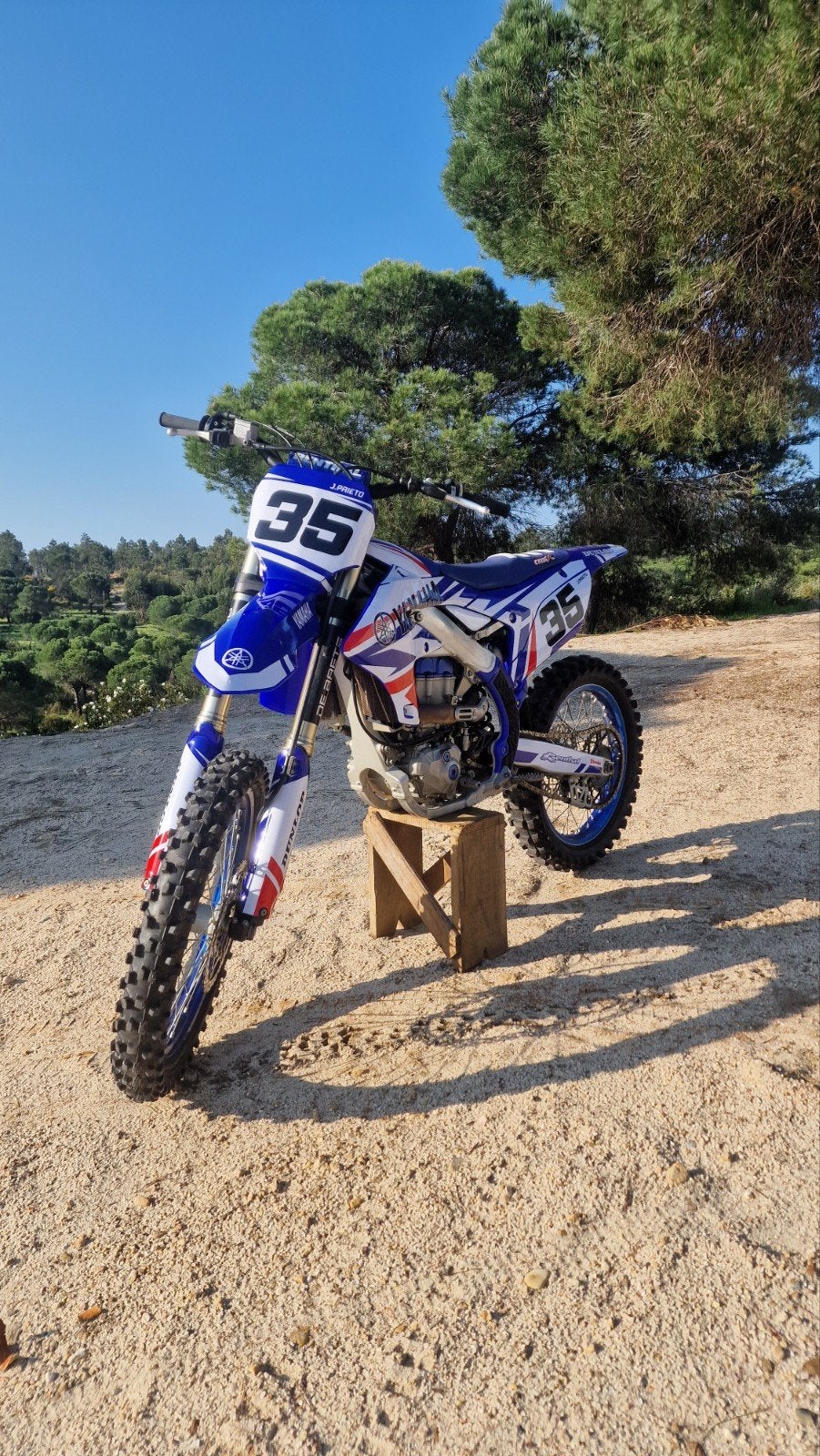 Yzf450 2023 +HGS titanium line, Yamaha, Zo goed als nieuw, 1 versnellingen, Ophalen