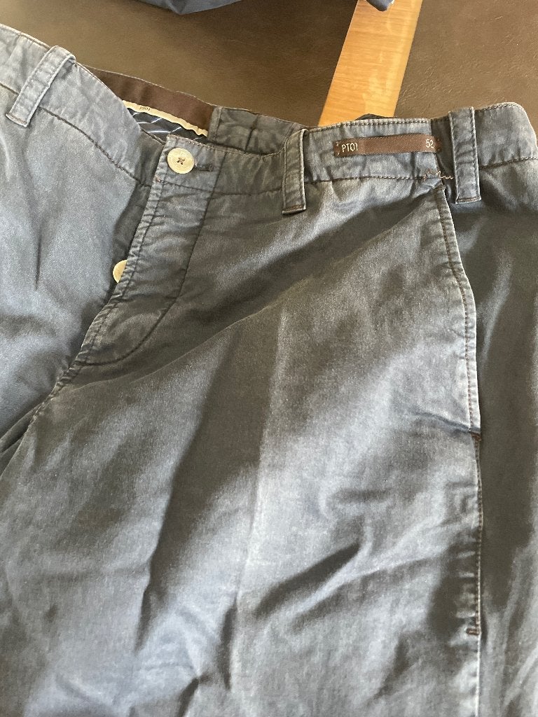 Heren broek, Enlèvement ou Envoi, Porté, Taille 52/54 (L), Bleu