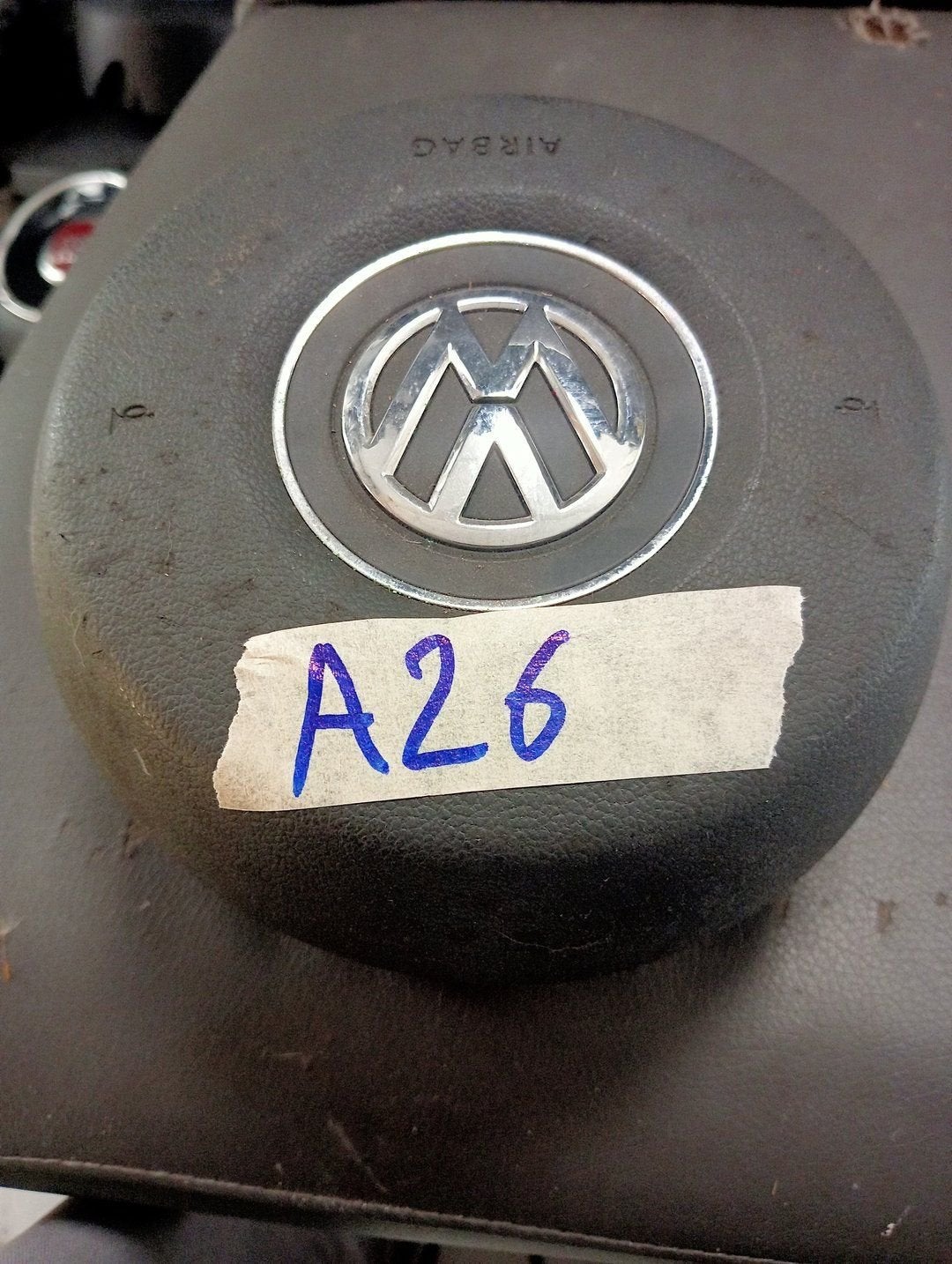 VOLKSWAGEN KEVER STUURWIEL BESTUURDERSAIRBAG 2012-2019 5C588, Gebruikt, -, Volkswagen, -