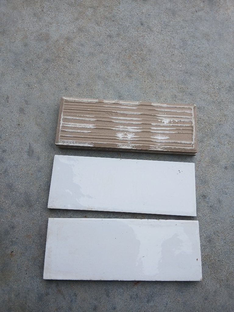 Tegels wit glanzend keramiek, Doe-het-zelf en Bouw, Tegels, Ophalen, Keramiek, Nieuw, Minder dan 20 cm