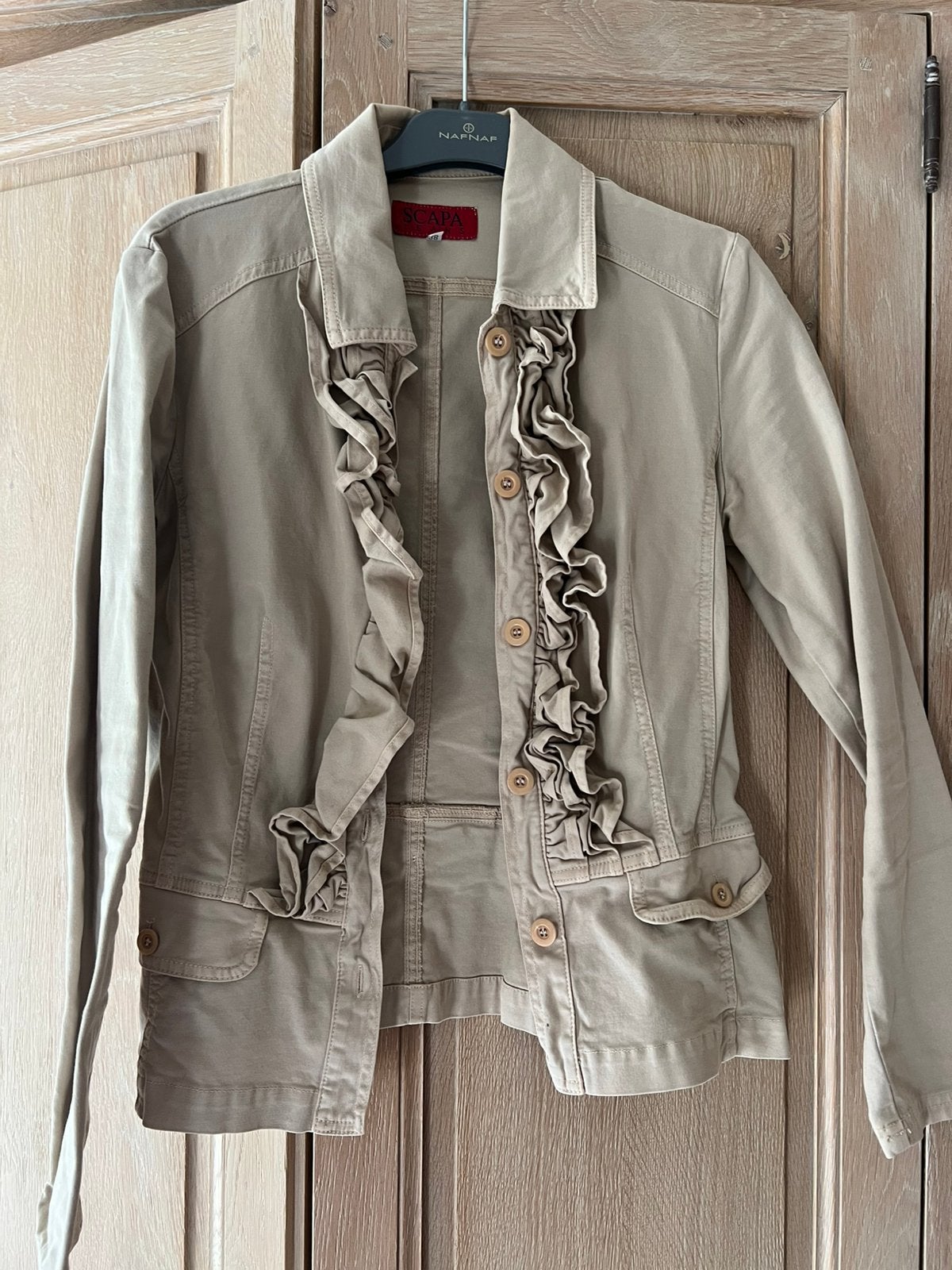 Vest Scapa maat 38, Beige, Zo goed als nieuw, Jasje, Ophalen