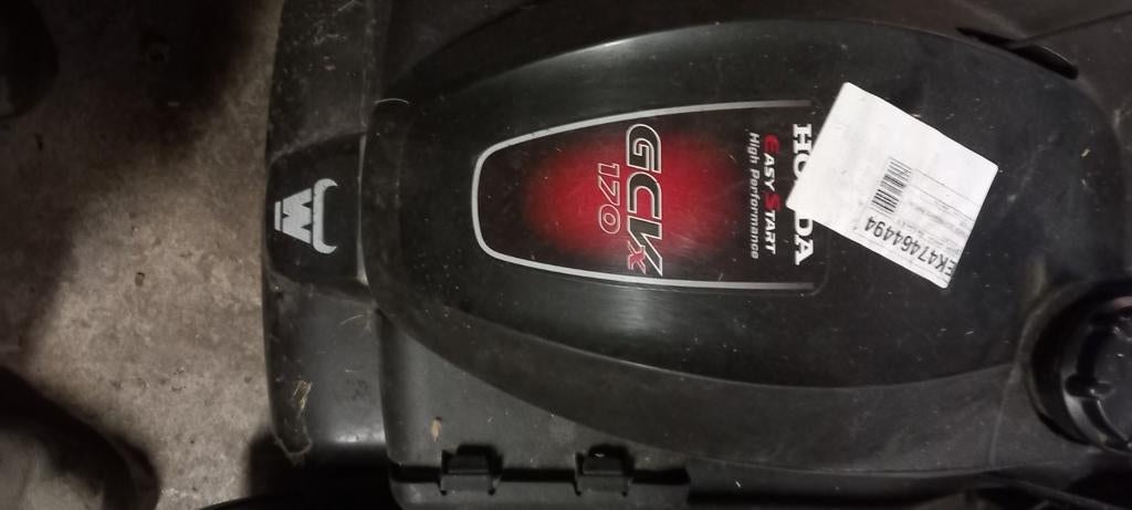 Mowox  grasmaaier met hondamotor  bijna niet gebruikt . Spot, Enlèvement, Bac de ramassage