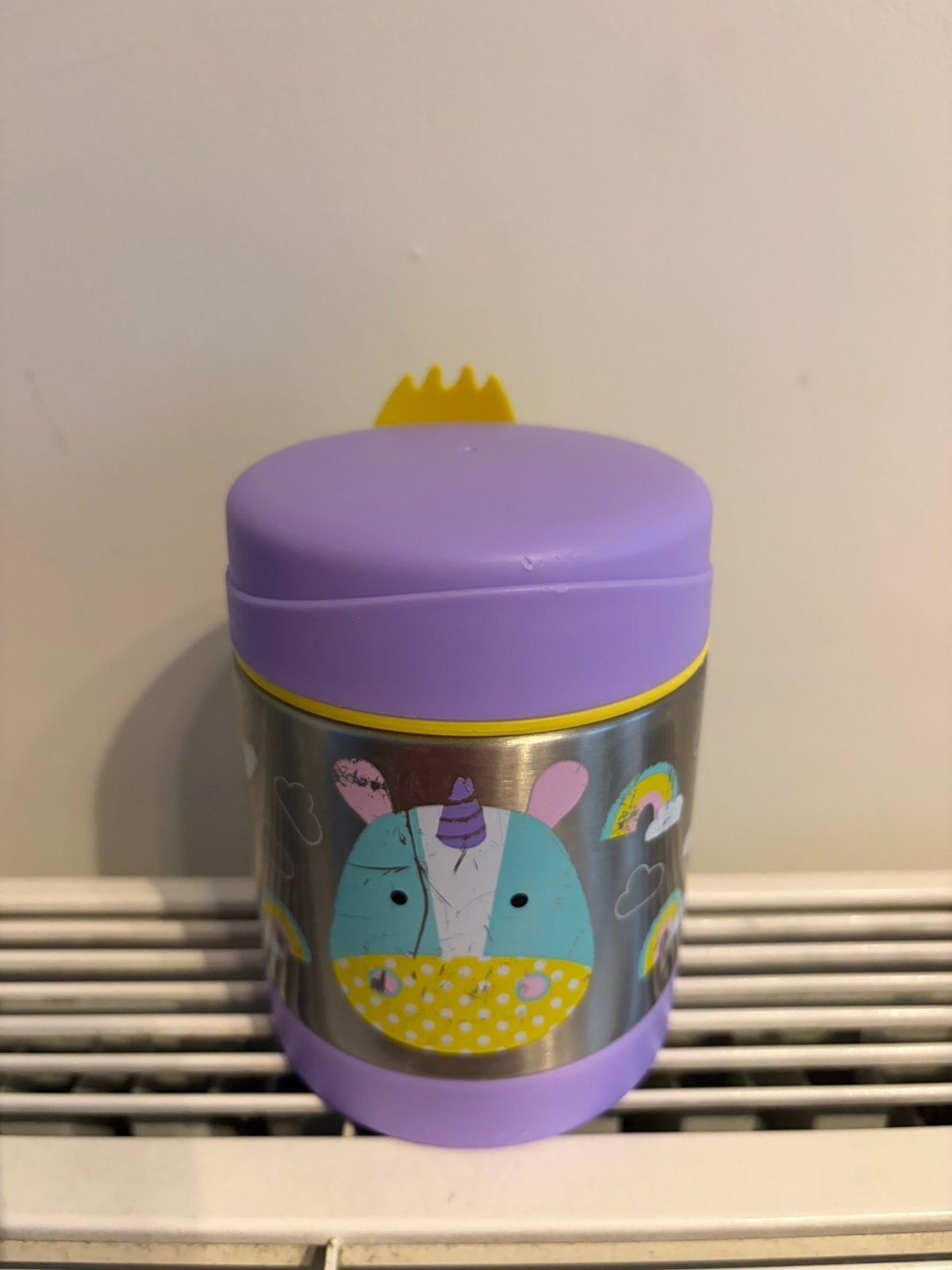 Skip Hop thermische lunchpot met vork, Ophalen of Verzenden, Gebruikt