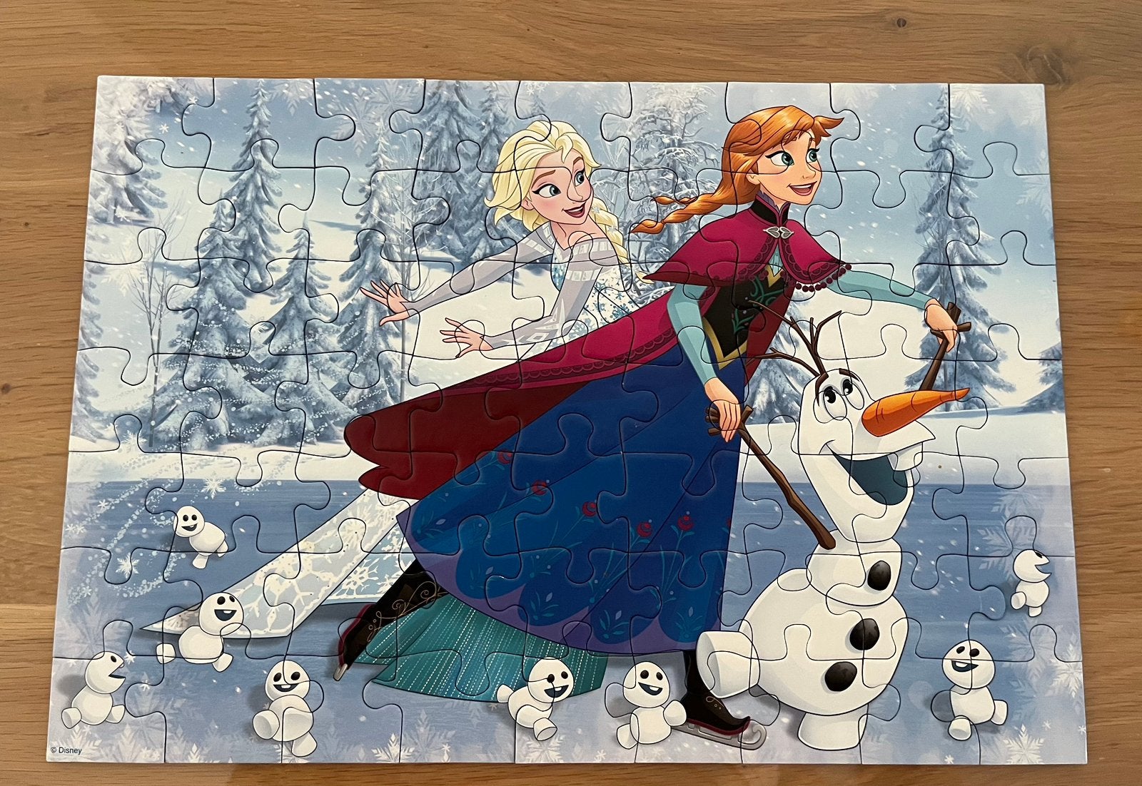 Puzzel Frozen 63 stukken Disney, Enfants & Bébés, Jouets | Puzzles pour enfants, Enlèvement ou Envoi, Plus de 50 pièces, Utilisé