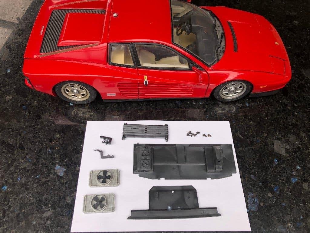 Pocher 1/8e Ferrari Testarossa (onafgewerkt), Hobby & Loisirs créatifs, Enlèvement