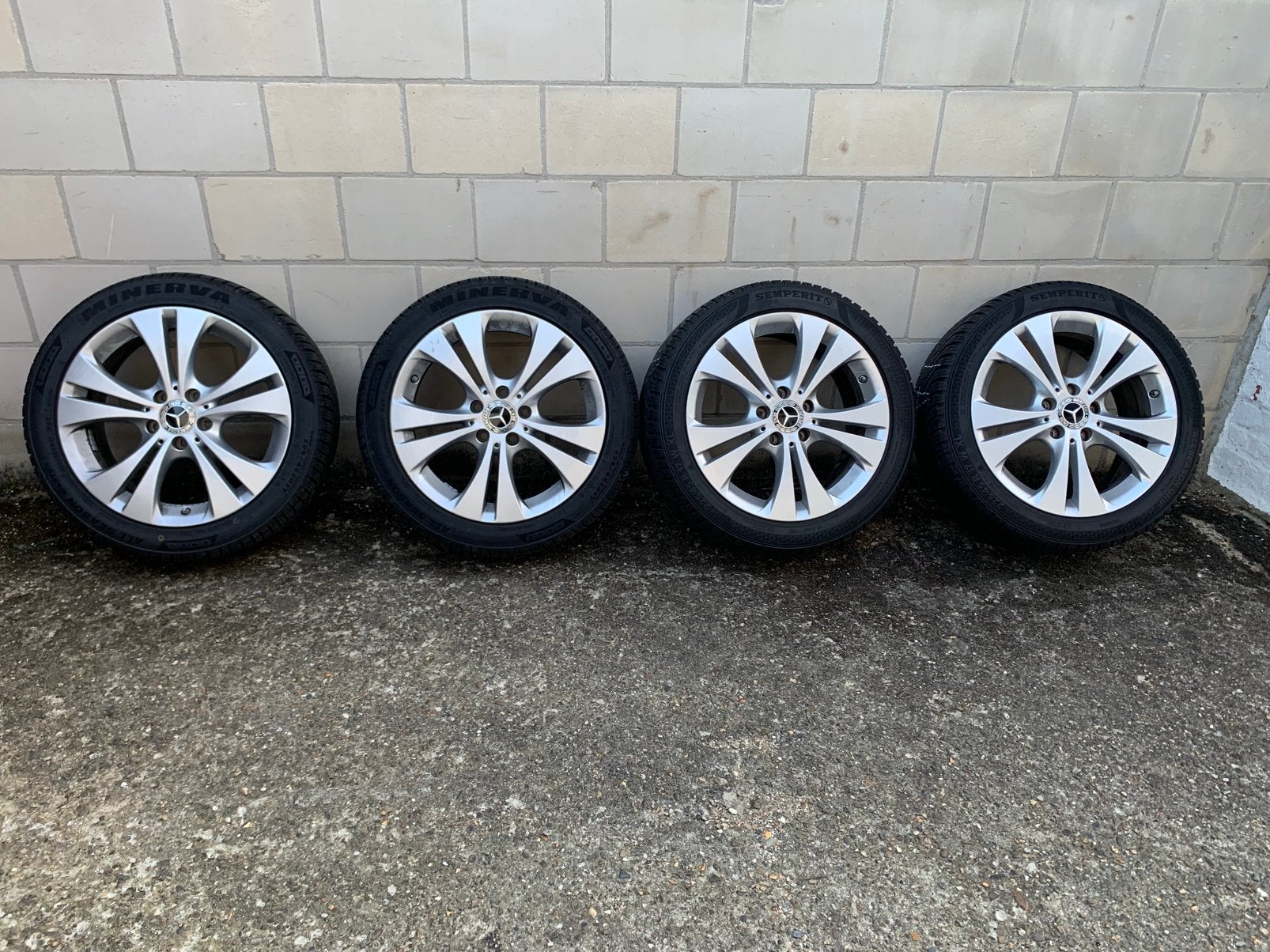 Velgen Mercedes A B Gla klasse, Auto-onderdelen, Ophalen, Gebruikt, Banden en Velgen, 17 inch