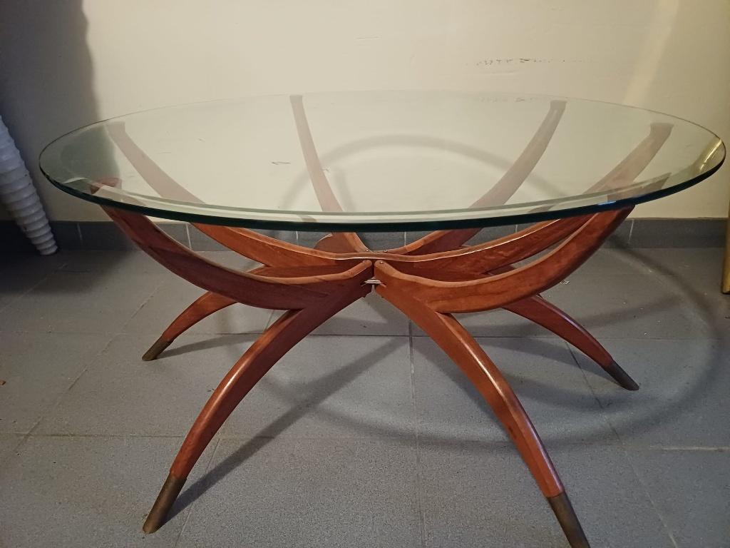 design salontafel, Huis en Inrichting, Tafels | Salontafels, Ophalen, Design, Zo goed als nieuw, Glas