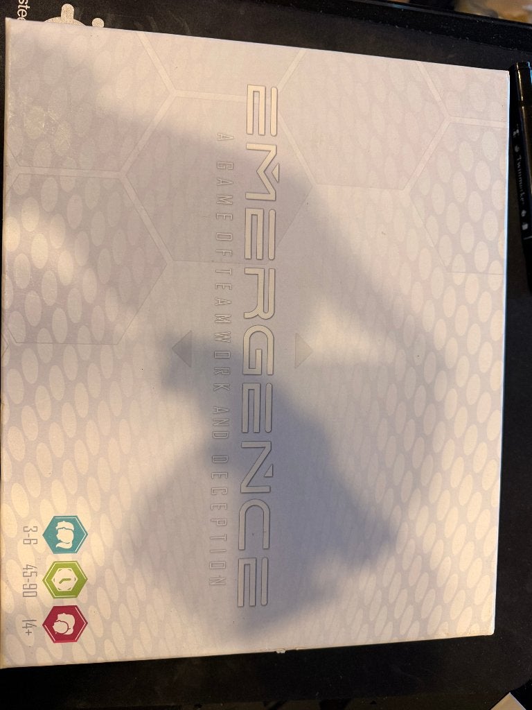 Emergence - sci-fi strategiebordspel - 3 tot 6 spelers, Drie of vier spelers, Ophalen of Verzenden, Zo goed als nieuw
