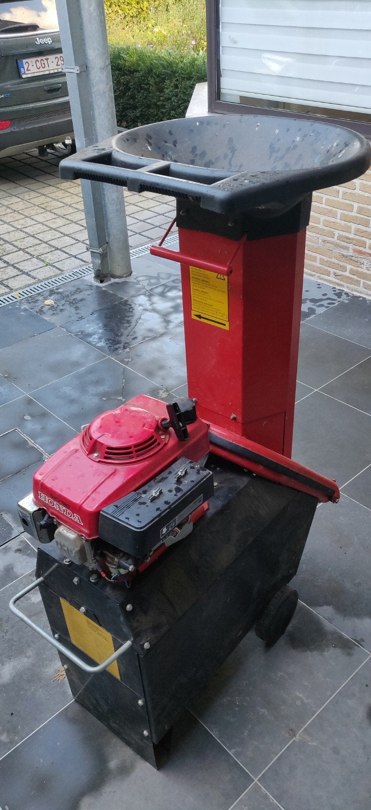 Hakselaar met Honda motor, Tuin en Terras, Ophalen, Gebruikt, Benzine