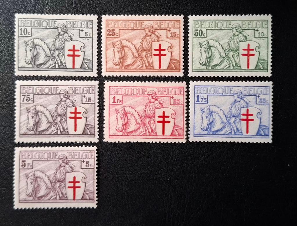België: OBP 394/00 ** Tuberculosebestrijding 1934., Postzegels en Munten, Orginele gom, Ophalen of Verzenden, Zonder stempel, Postfris