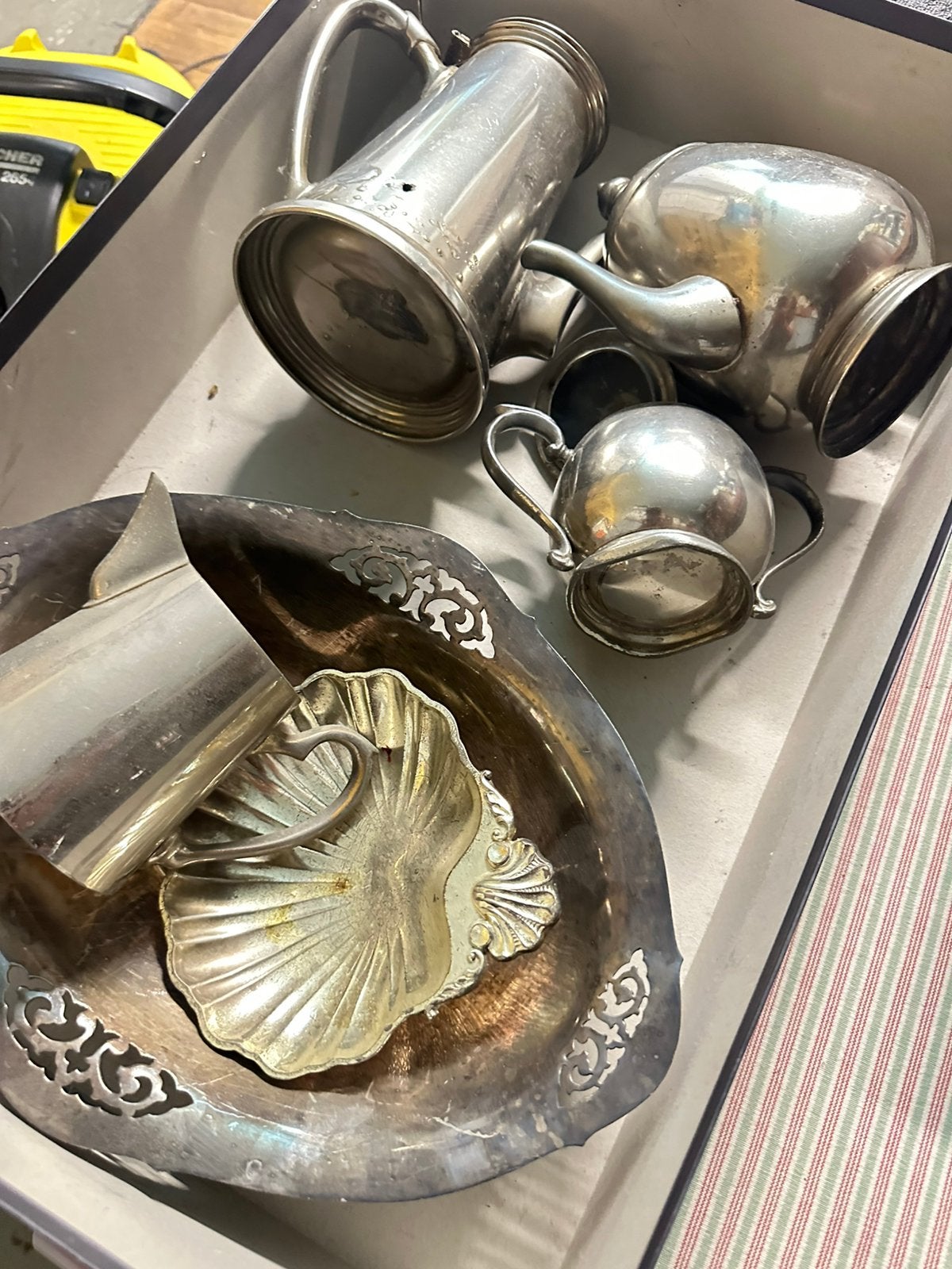 ARGENTERIE ANCIENNE - 6 pièces, Antiquités & Art, Antiquités | Argent & Or, Enlèvement, Argent