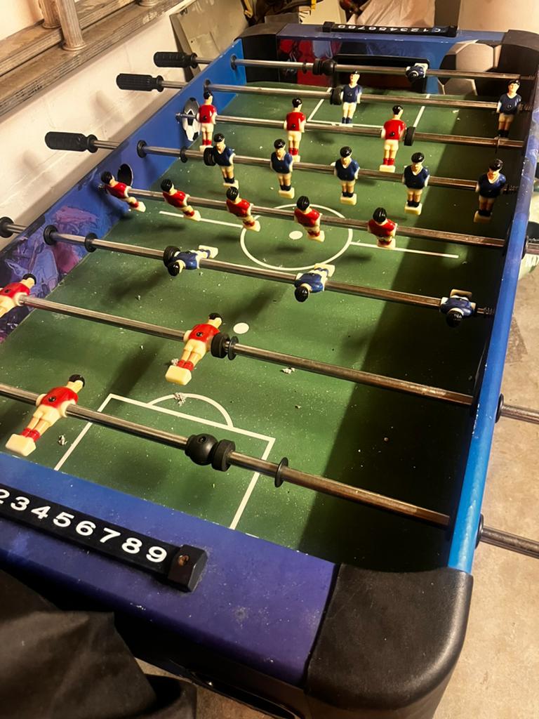 Voetbal tafel, Ophalen, Gebruikt