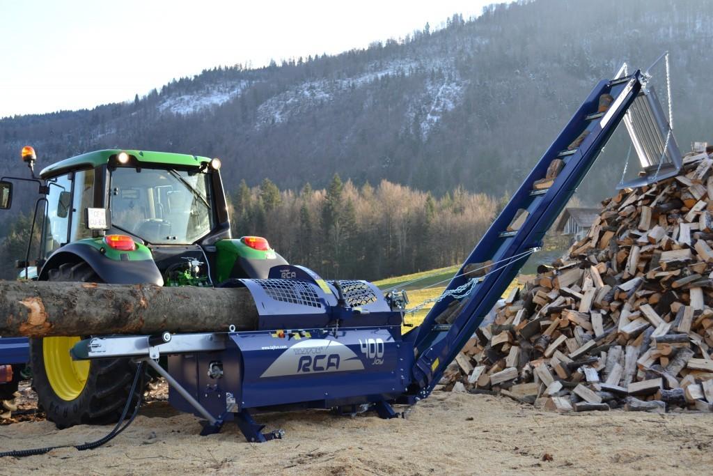 Zaagkloofmachine TAJFUN RCA 400, Tuin en Terras, Brandhout, Stammen, Eikenhout, 6 m³ of meer, Ophalen