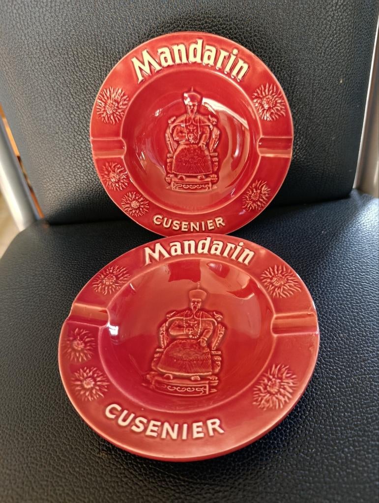 2 asbakken Mandarin Cusenier, Ophalen