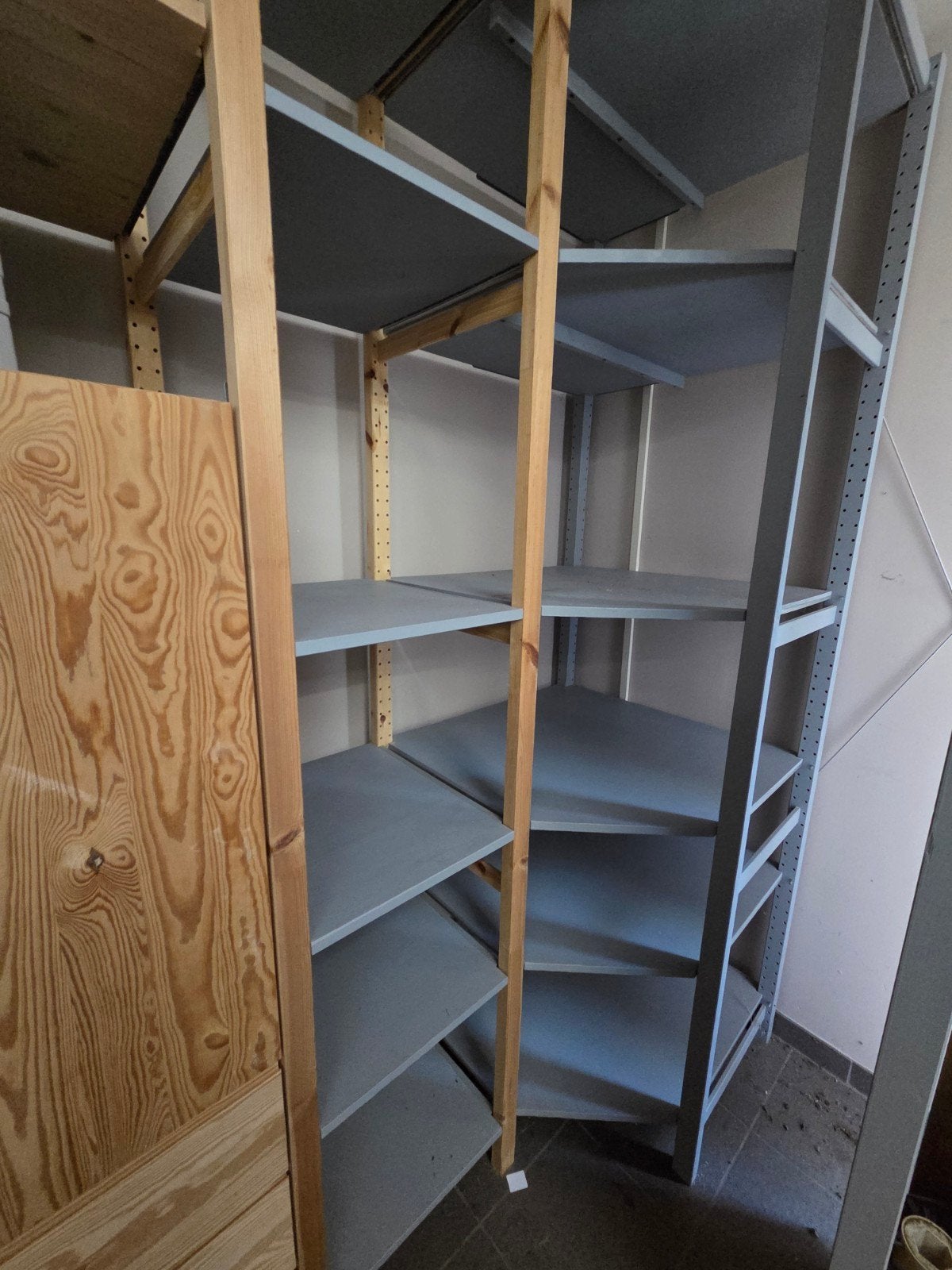 ikea ivar - hoek en legplanken, Ophalen, Gebruikt