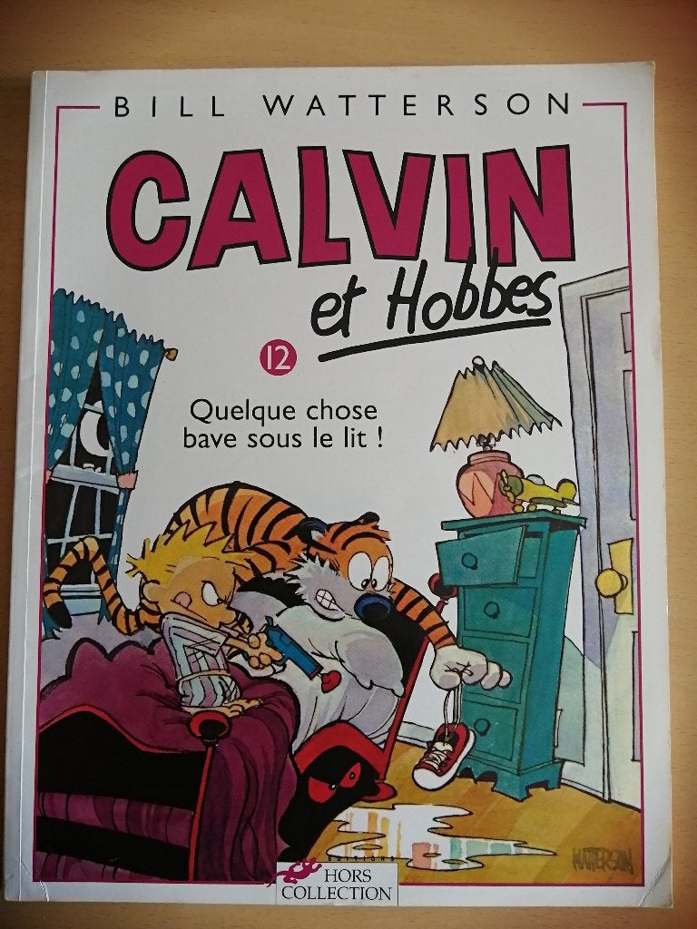 BD Calvin et Hobbes 12. Quelque chose bave sous le lit !, Une BD, Enlèvement ou Envoi