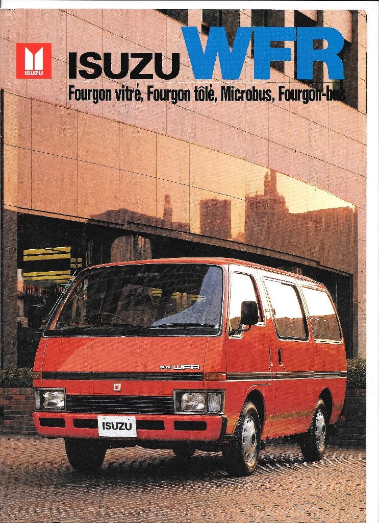 ISUZU VAN / WFR,  1982, Boeken, Auto's | Folders en Tijdschriften, Ophalen of Verzenden, Zo goed als nieuw