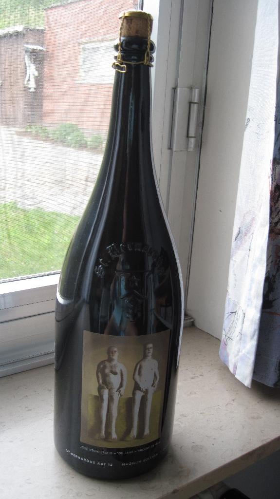 Lege terug afgesloten fles St. Bernardus ABT 12, Verzamelen, Ophalen, Gebruikt, Glas of Glazen, Overige merken