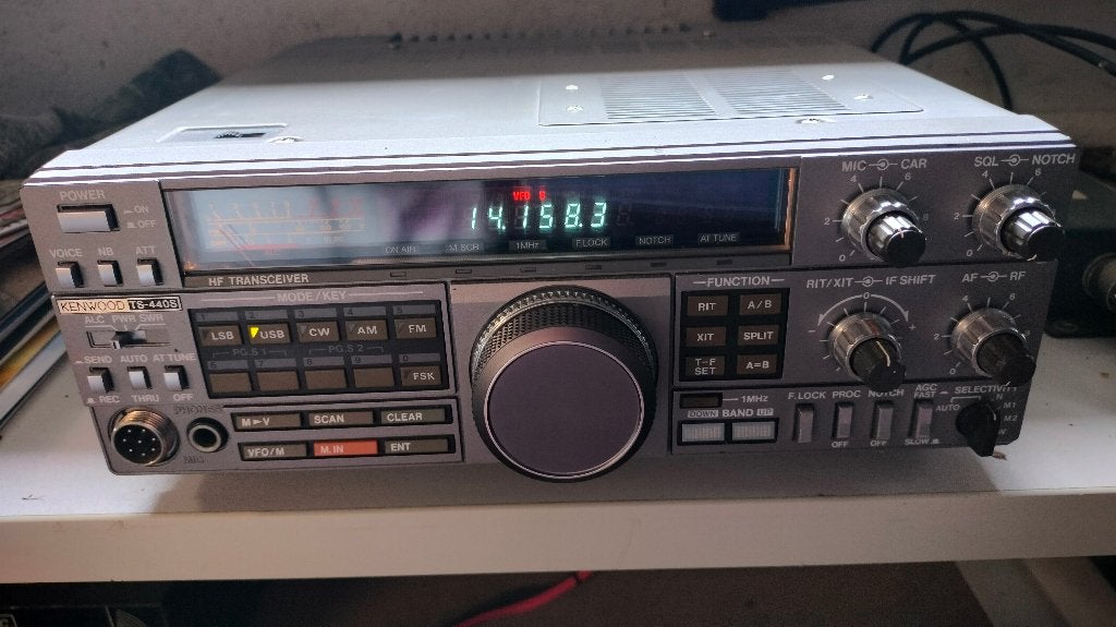Kenwood ts 440 2 stuks, Télécoms, Émetteurs & Récepteurs, Enlèvement ou Envoi, Utilisé, Émetteur et Récepteur