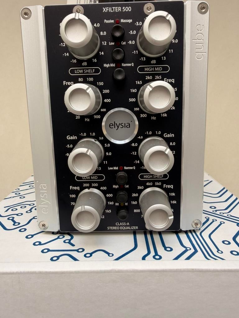 Elysia x Filter 500 with rack, box & papers, Musique & Instruments, Musiques & Instruments Autre, Enlèvement ou Envoi, Comme neuf
