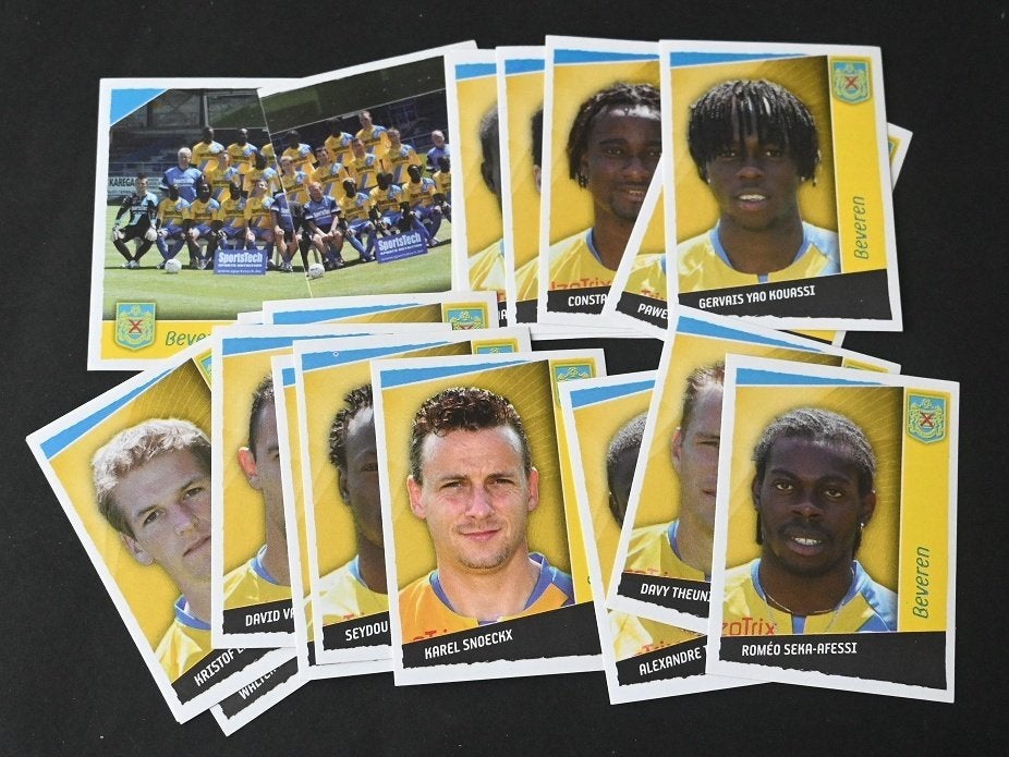 Panini / Football 2007 / Lot van 192 verschillende stickers, Verzenden, Nieuw, Poster, Plaatje of Sticker