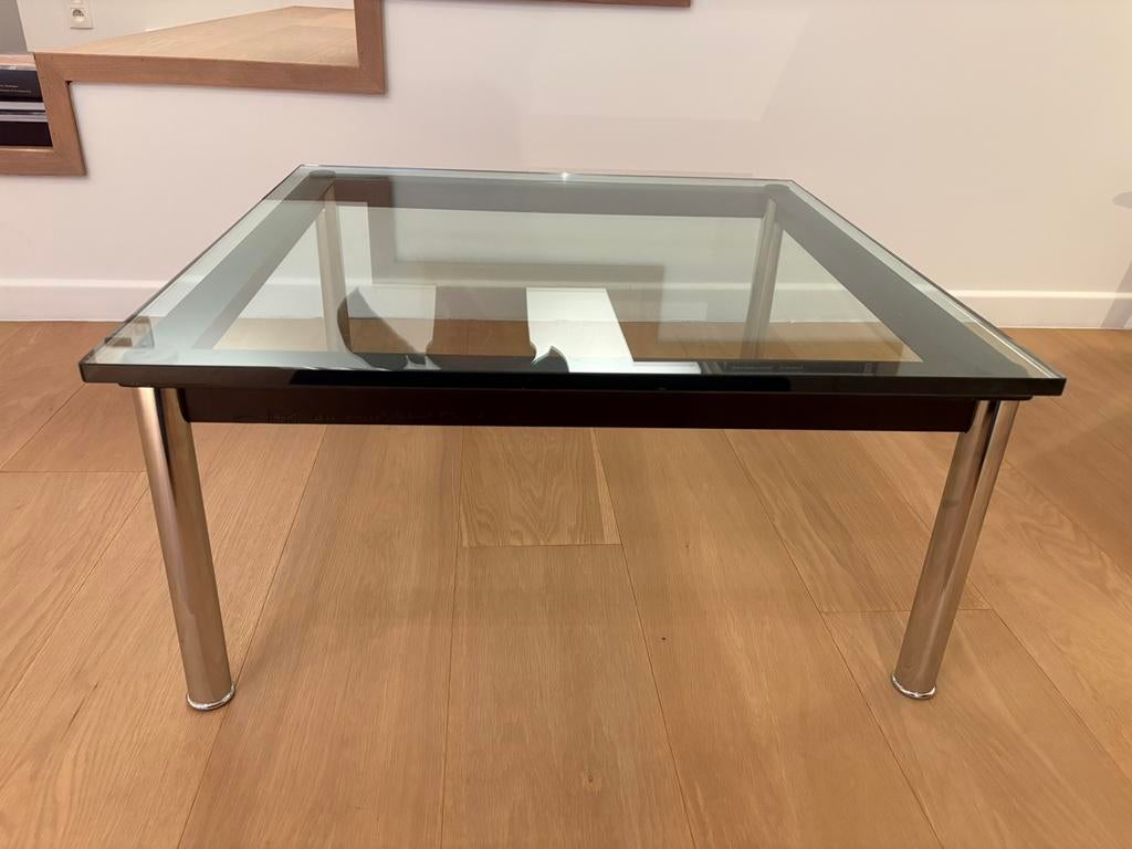 Salontafel Cassina LC10, Huis en Inrichting, Ophalen, 50 tot 100 cm, Vierkant, 50 tot 100 cm