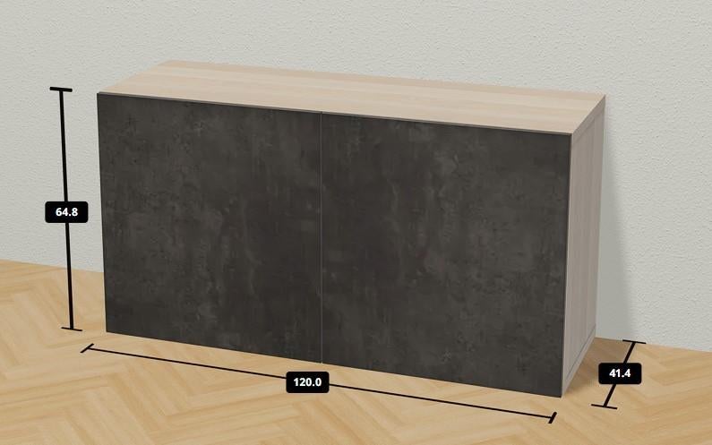Besta kast IKEA, Huis en Inrichting, Kasten | Wandmeubels, Ophalen, Overige materialen, Met deur(en), Nieuw