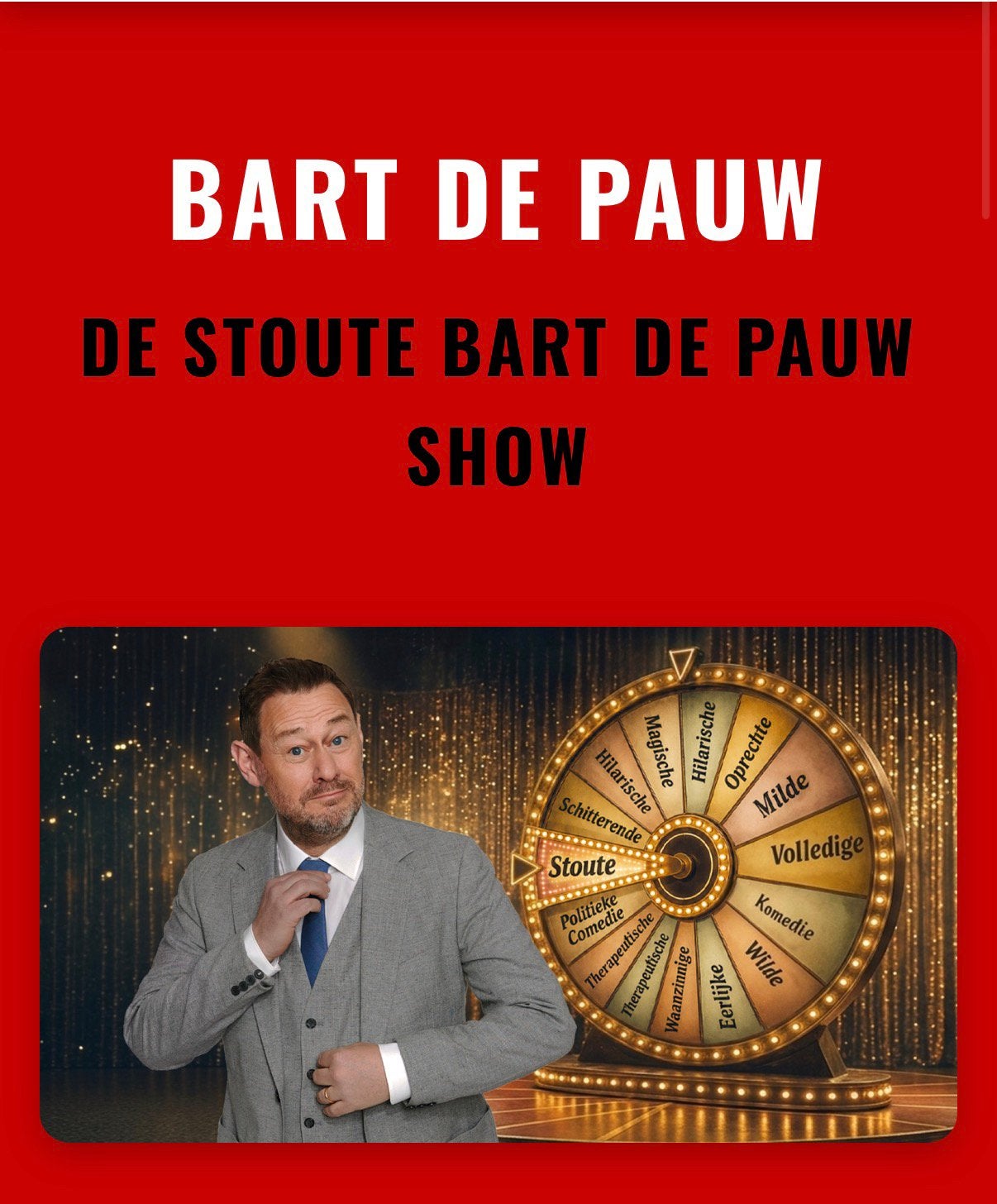 De stoute Bart De Pauw Show, Octobre
