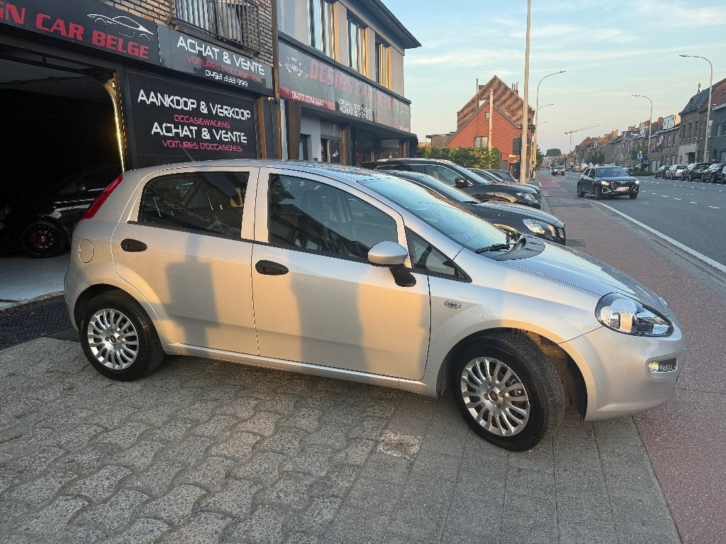 Fiat Punto 1200 essence avec 49000km Airco, Cuir, Argent ou Gris, Achat, Euro 6