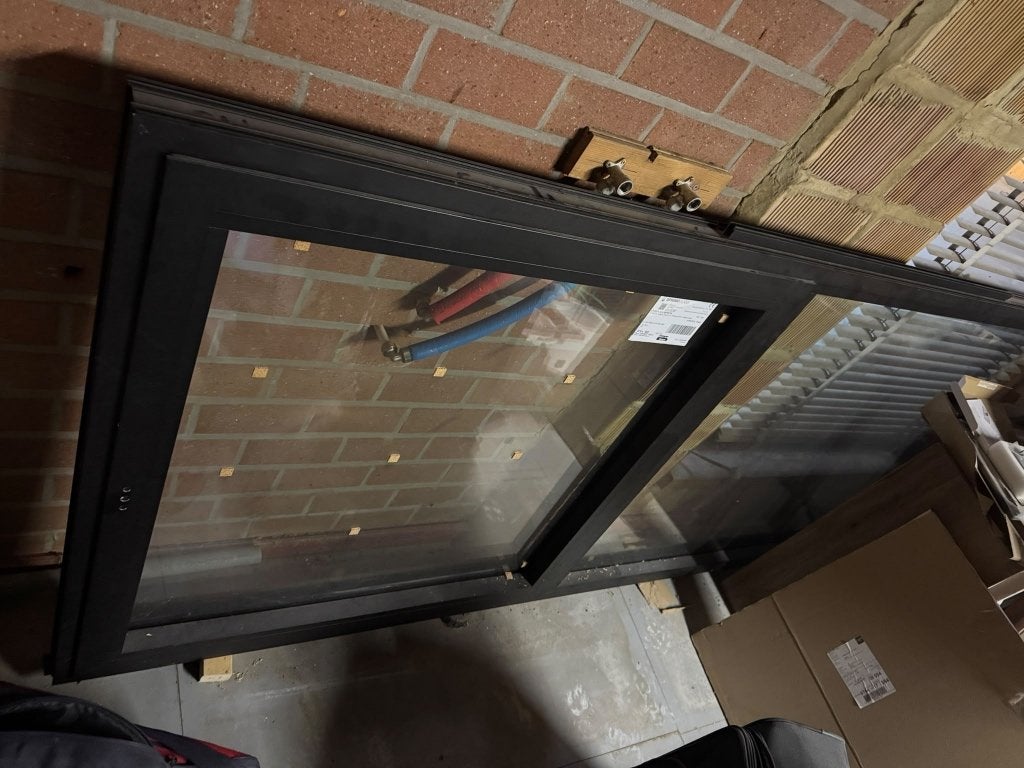 Nieuw aluminium raam - nooit geplaatst, Doe-het-zelf en Bouw, Ophalen, Gevelraam of Ruit, 120 tot 160 cm, Nieuw